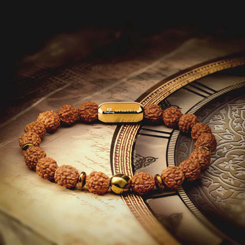 Spiritual Rudraksh Natural Stone Bracelet